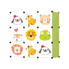 Bolzz Modern Home dečiji ormar sa 9 polica animals