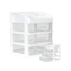 Bolzz ORGANIZER ZA KOZMETIKU SA FIOKAMA I PREGRADAMA