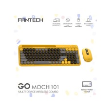 FANTECH Combo miš tastatura wireless WK-899 GO mochi101 zuta