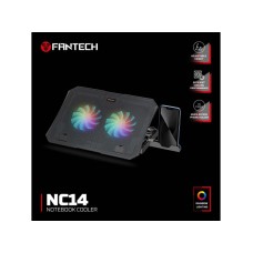 FANTECH Laptop Cooler NC14 RGB crni