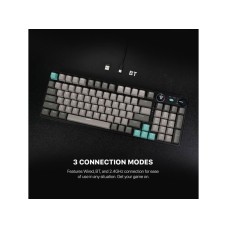 FANTECH Tastatura Mehanicka Gaming MK914 RGB Atom PRO96 Wireless Mercury (red switch)