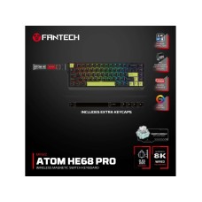 FANTECH Tastatura Wired Magnetic Gaming Fantech MK922 Atom HE68 Pro Mori crna (emerald switch)