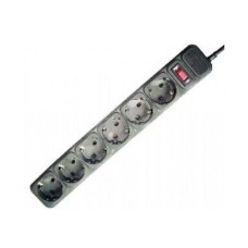 GEMBIRD Protektor SPG6-B-10, 6 mesta, 3m, Crni