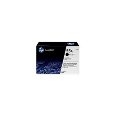 HP 55A Black Original LaserJet Toner Cartridge, CE255A