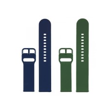 JUST IN CASE Zamenske narukvice 2u1 za pametne satove 22mm Blue-Green JUST IN CASE Zamenske narukvice 2u1 za pametne satove 22mm Blue-Green