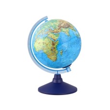 KENGUR Alaysky, globus sa LED svetlom, engleski, fizička mapa, 25cm