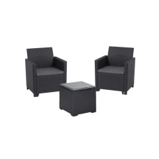 KETER Marie Baštenska garnitura sa box stolom Vigo Grafit KETER Marie Baštenska garnitura sa box stolom Vigo Grafit