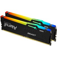 KINGSTON DIMM DDR5 16GB (2x8 kit) 6000MT/s FURY Beast Black RGB EXPO (KF560C30BBEAK2-16)
