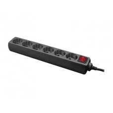 LOGILINK Produžni kabl 6 mesta, prekidač, 1.5m, crni (4791) LOGILINK Produžni kabl 6 mesta, prekidač, 1.5m, crni (4791)