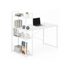 ModernHome Radni sto 120x60 cm sa policama White