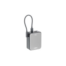 MOXOM MX-PB195 Mini fast 22.5W Type C - lightning 10000mAh Power Bank sivi