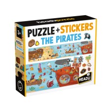 PERTINI HEADU - Pirati: puzzla sa stikerima