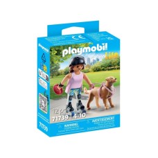 PERTINI Playmobil My life Zabava na rolerima sa retriverom