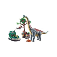 PLAYMOBIL Dinos Set sa brahiosaurusom i hoverkraftom