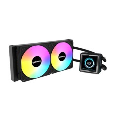 RAIDMAX CPU hladnjak Raidmax INFINITA LM240 ARGB LCD 2.73'' Black, LM240BK