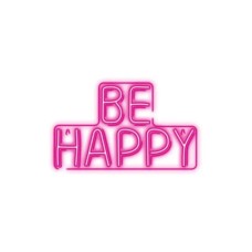TelForceOne Dekorativna neon LED rasveta BE HAPPY