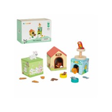 TOOKY TOY Drvena igračka Kućica za životinje HP060 107/52619