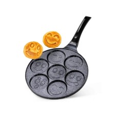 Vilde 199084 - Granitni tiganj za jaja, 26 cm - Smiley