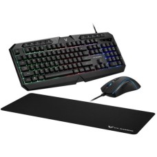 VOLKANO VX Helios Tastatura + miš + podloga USB VX-148-BK US crna