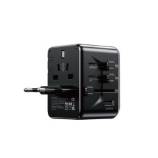 WEKOME U69 Univerzalni Strujni GaN punjač, 5-porta USB (3.0 i 4 x 3.1 tipC-EU/UK/AU/US/JAP) 65W, crni WEKOME U69 Univerzalni Strujni GaN punjač, 5-porta USB (3.0 i 4 x 3.1 tipC-EU/UK/AU/US/JAP) 65W, crni