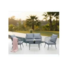 ZenGarden Baštenska garnitura Dali ratan siva ZG 031221S