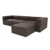 Atelier del Sofa Ugaona garnitura Fora Dark Brown