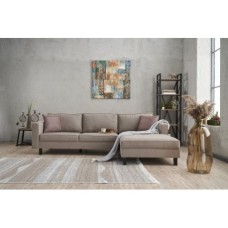 Atelier del Sofa Ugaona garnitura Kale Linen Right Cream