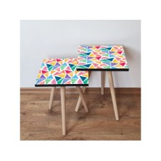 HANAH HOME Pomoćni stočić 2SHP16 Multicolor