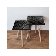 HANAH HOME Pomoćni stočić 2SHP164 Black