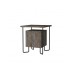 HANAH HOME Komoda Acres Nightstand Dark Coffee