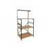 HANAH HOME Kuhinjska polica Anemon Black Pine