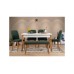 HANAH HOME Trpezarijski sto Costa Masa Atlantic White