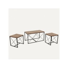 HANAH HOME Sto za dnevnu sobu Defne Atlantic Pine (3 komada)