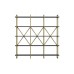 HANAH HOME Polica za knjige Elston 1800 4 Gold Anthracite