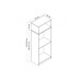 HANAH HOME Garderober Kale White 2241