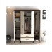 HANAH HOME Garderober Kumsal PTP Walnut Cream