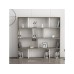 HANAH HOME Polica za knjige Hodbi Wenge White