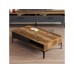 HANAH HOME Sto za dnevnu sobu Istanbul Walnut Anthracite