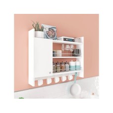 HANAH HOME Kuhinjska polica Knerr White