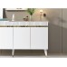 HANAH HOME Komoda Defne White Gold