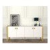 HANAH HOME Komoda Lost Console White Gold