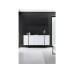 HANAH HOME Komoda Luxe White Black