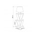 HANAH HOME Podna lampa Kozena Oak White