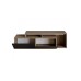 HANAH HOME TV polica Nexera Walnut Black (788DEC4033)