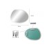 HANAH HOME Ogledalo Aqua Gusto Transparent