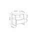HANAH HOME Komoda Pal Anthracite