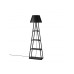 HANAH HOME Podna lampa Pal Anthracite Black