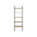HANAH HOME Polica za knjige Piante Walnut Black