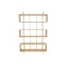 HANAH HOME Polica za knjige Bruti Oak Gold