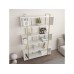 HANAH HOME Polica za knjige Bruti White Gold